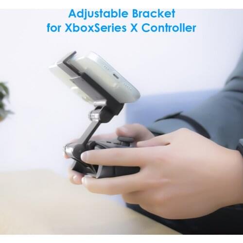 Wireless Controller Phone Holder for Xbox Series S X Wireless Controller Phone Holder Adjustable Mobile Gaming Clip Clamp
