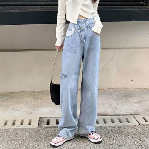 HKCP Women's Loose Jeans
