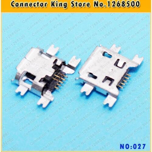 Micro 5p USB jack for lenovo htc zte oppo huwel phone charging port,data tail port Charge Socket 5-pin long needle,MC-027