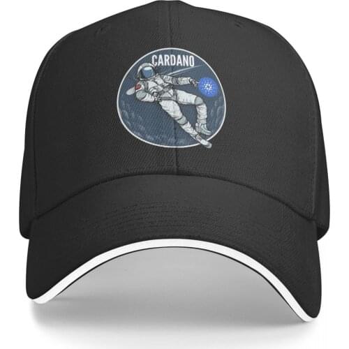 Cardano ADA Chill Moon Man Promo Mens and Womens casquette Print Anime Baseball hip hop Cute casquette