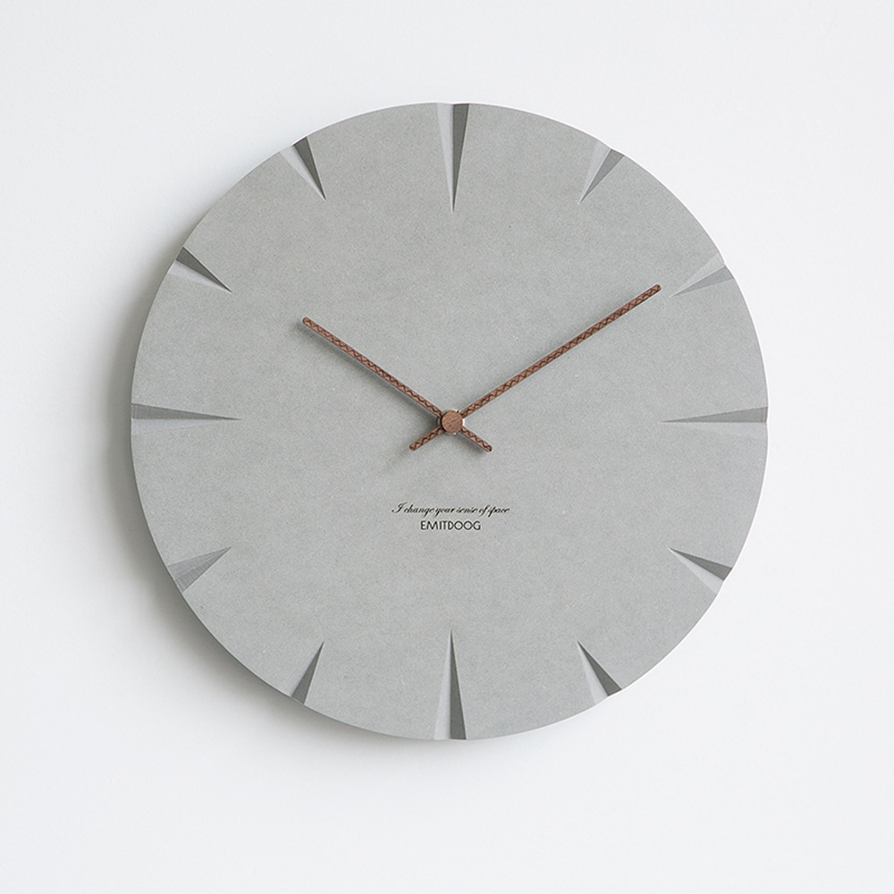 12 Inch Nordic Wall Clock Modern Creative Clock Minimalist Living Room Hanging Clock Bedside Mute Wood Clock Home Decor