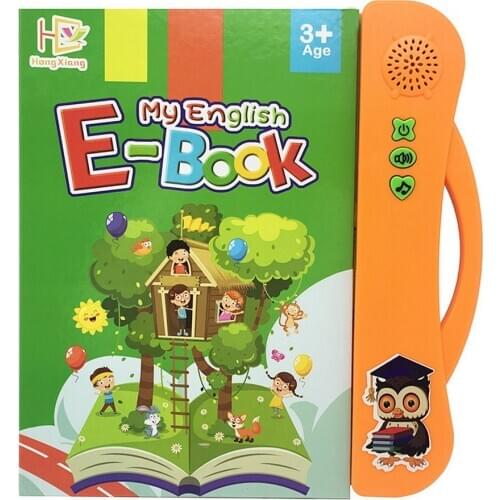 New puzzle early education finger reading, childrens English learning machine toy explosion models intelligent audio e-book