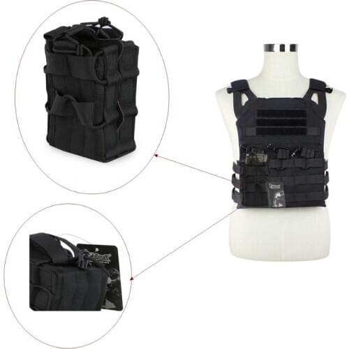 Hunting Airsoft Double Molle Maggazine Pouch Tactical Vest Accessories Survival Gear Waist Bag Tool Pouch
