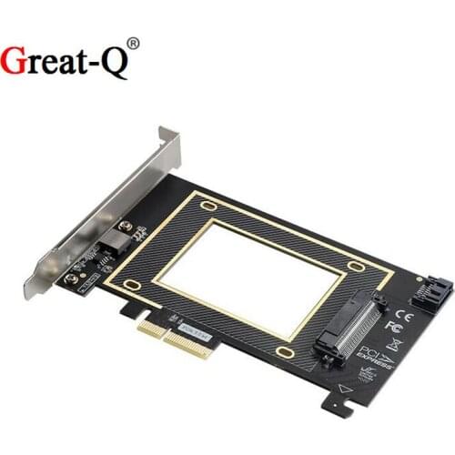 PCI Express 3.0 X4 to U.2 SFF-8639 Card PCIe U2 SSD to PCI-E Expansion Card PCI Express x4 to 2.5" SATA Riser Card