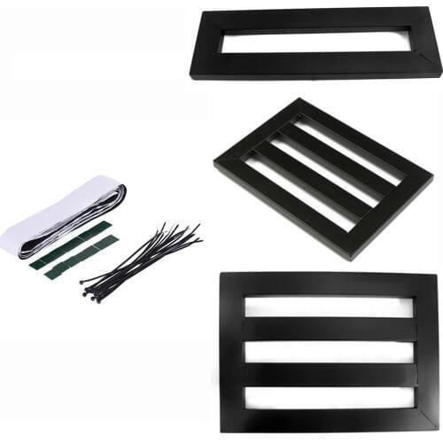 KOKKO Guitar Effects Pedal Boards Guitarra Pedalboard Metal Alloy Holder with Magic Mounting Tape Hook + Loop Guitar Accessories