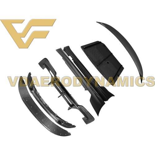 Suitable For 11-12 BMW E82 1M Coupe VAD-RZ Carbon Fiber Full Body Kit Front Lip Rear Lip Diffuser Side Skirts Spoiler