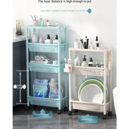 Toilet shelf bathroom household toilet slit storage shelf toilet floor type toiletries
