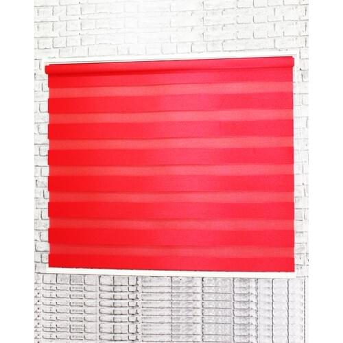Sezerler Curtain Bamboo Curtain Zebra Red 80x200