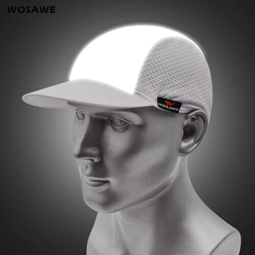 WOSAWE Cycling Cap Reflective Bandana Men Women Bike Hat Caps Ciclismo Running Riding Hiking Motorcycle Headwear Bicycle Cap