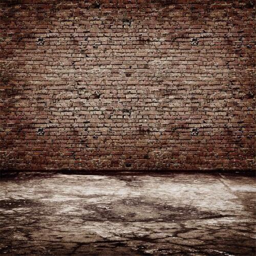 Vinyl Backdrop for Photography Digital Printed Brick Wall with Wood Floor Newborn Photo Background for Professional Studio