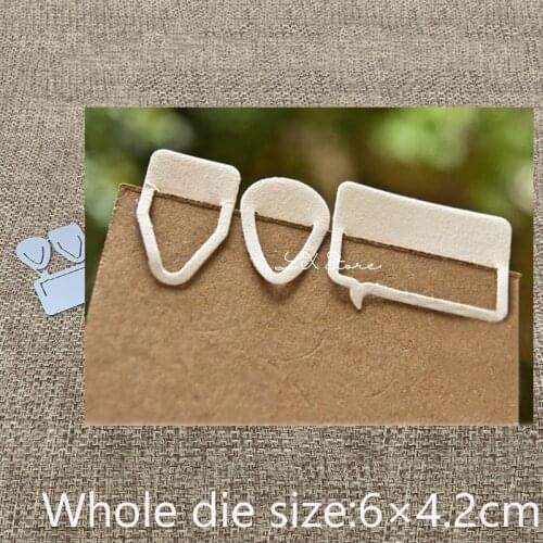 New Design Craft Metal die cuts Cutting Die 3pcs clips decoration scrapbooking Album Paper Card Craft Embossing die cuts