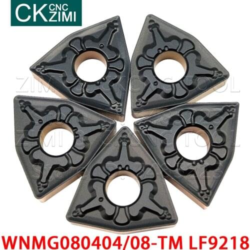 WNMG080404-TM LF9218 WNMG080408-TM LF9218 Carbide Inserts External Turning Tools CNC Mechanical lathe Cutter Tool WNMG for Steel