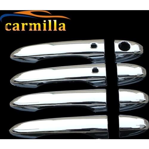 8 Pcs/Set ABS Car Door Handle Protection Cover Door Decorative Covers for Jeep Compass Second Generation 2017 2018 Accessories