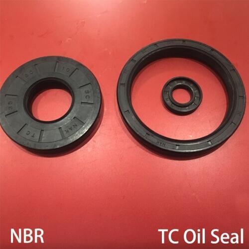 29*56*10 29x56x10 30*37*4/7 30x37x4/7 Nitrile Rubber NBR Two 2 Double Lip Spring TC Ring Gasket Radial Shaft Skeleton Oil Seal