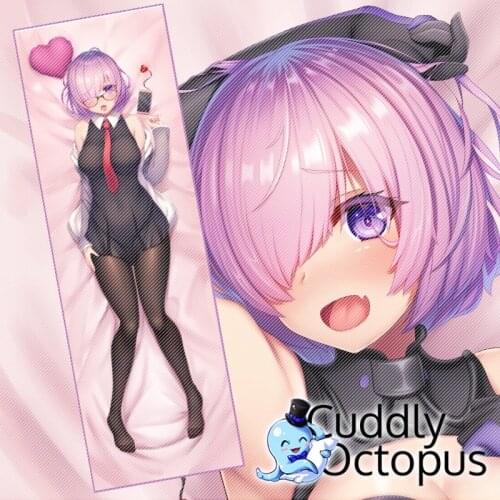 Anime Fate/stay Night Mash Kyrielight Dakimakura Hugging Body 2WAY Pillow Case Cover Pillowcase Cushion Bedding Xmas Gift Cud