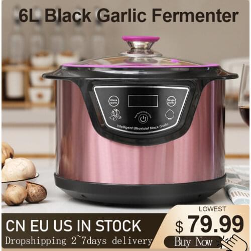 6L Black Garlic Fermenter Ultraviolet Garlic Maker Full Automatic Full Automatic Health Food Maker Clove Ferment Box