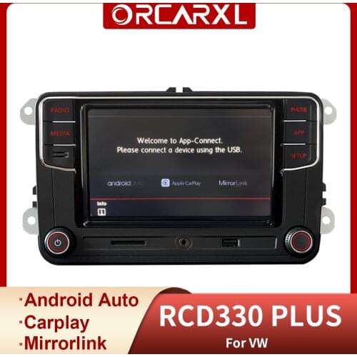 MIB Android Auto Car Radio Carplay RCD330 RCD340G Noname 6RD 035 187B For VW PQ Passat B6 B7 Golf 5 6 POLO MK5 MK6 MK7 Jetta CC
