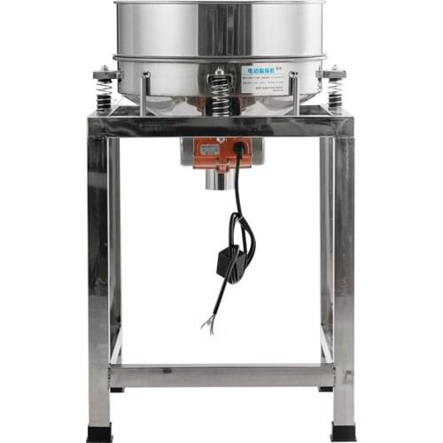 Diameter 40cm electric Vibrating grain flour screening sieving machine vibration screen machine