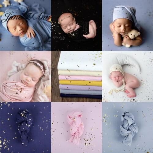 Newborn photography background blanket baby starry sky theme wrapped cloth children studio shooting photo props