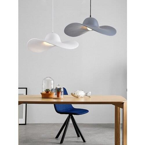 Italian Designer Hat Chandelier Nordic Minimalist Restaurant Personality Creative Fashion Design Living Room Bedroom Lamp