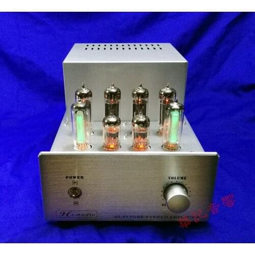 Latest upgrade ST-6P14/EL84 PP stereo push-pull combined tube amplifier Finished product,13W×2, 110V60HZ\220V50HZ / 28HZ-20KHZ