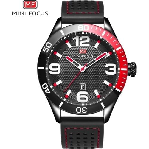 Casual Sport Watch For Men Watches 2020 Quartz Watch Men Water Resistant Calendar MINI FOCUS Watch For Boys Relógio Masculino