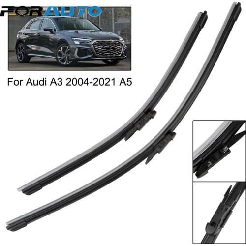 Rubber Windscreen Window Wiper Car Windshield Wiper Auto Wipers Accessories For Audi A3 2004 -2021 A5 Auto Accessories
