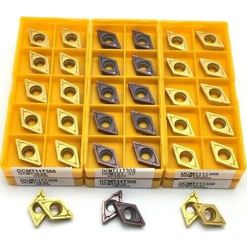 Lathe parts tools DCMT11T308 UE6020 VP15TF US735 carbide blade DCMT 11T308 machine tool accessories