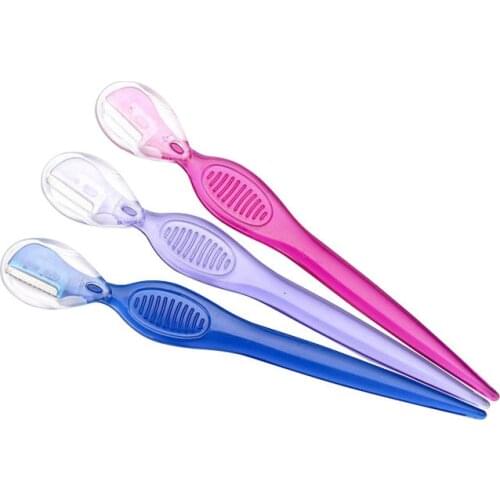 High Quality Eyebrow Razor Safety Eyebrow Hair Remover Trimmer Reusable Eyebrow Shaping Knife Color Optional