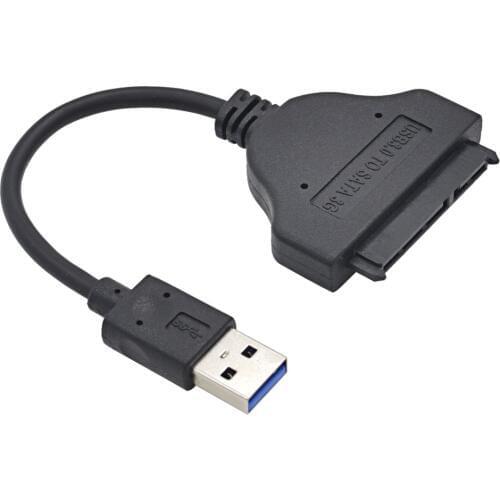 High Speed USB 3.0 to 22 PIN SATA Adapter Cable USB3.0 to 7+15 22Pin Converter for 2.5" SSD HDD Hard Disk Drive Driver
