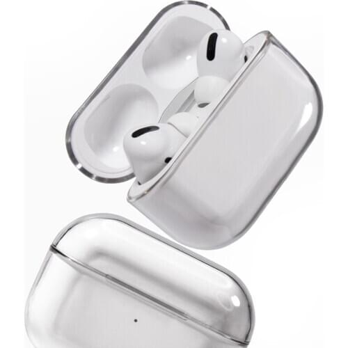 Transparent Cases For AirPods pro Cases Bluetooth Wireless Earphone Protective Cover For Airpods 2 1 PC Clear Hard Case Shell