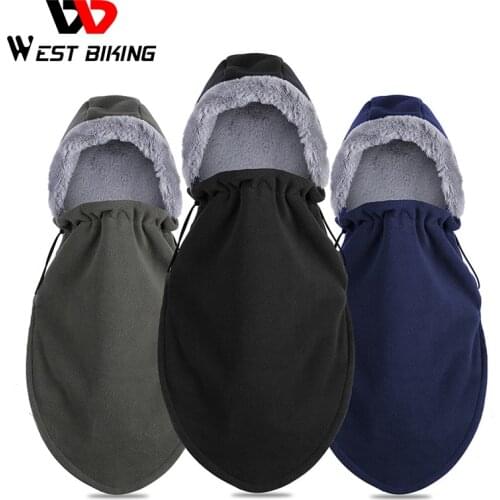 Winter Cycling Cap Fleece Windproof Cycling Head Scarf Bike Mask Men Women Ski Bicycle Hat Balaclava Bandana Ciclismo Bike Caps