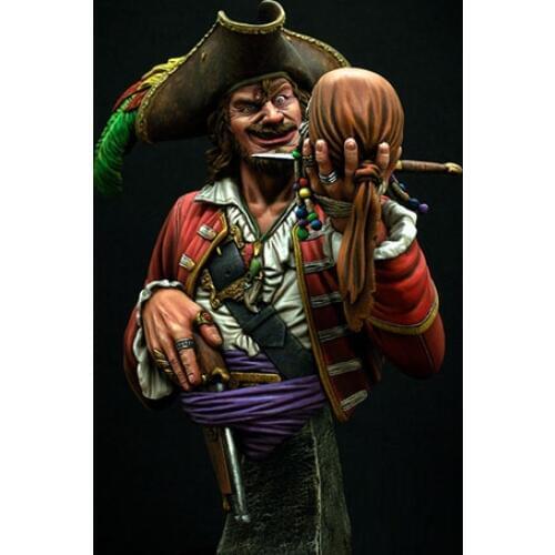 1/9 BUST Resin Figure Model Kit Character Game Movie Character Pirate X67