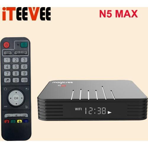 10pcs Magicsee N5 Max 32G 64G DDR3 4G Amlogic S905X3 Android 9.0 Set-top Box 5G Wifi BT 4.0 USB 3.0 TV Box 4K TV Media Player