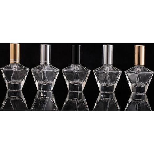 100pcs 10ml Glass Empty Perfume Bottles Spray Atomizer Refillable Bottle Scent Case with Travel F2247