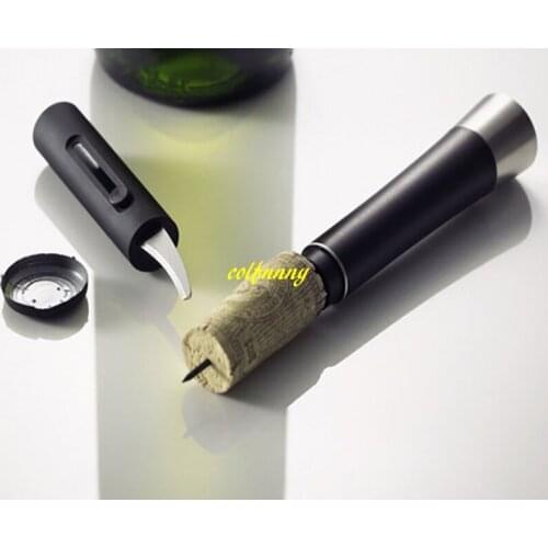 160pcs/lot Red Wine Opener Air Pressure Air Pressure Kitchen Bottle Pumps Corkscrew Cork Out Tool with foil cutter