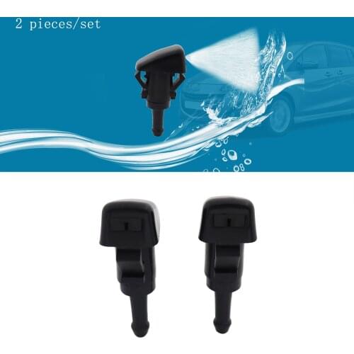2 pcs Windshield Washer Wiper Water Spray Nozzle Jets Fit for Jeep Copmass 07-10 PT CRUISER 00-10 VOYAGER 04-10 300C 04-10