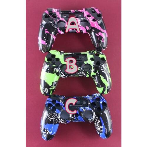 6SETS For Playstatios 4 JDS 001 011 JDM 011 Housing case Replacements For PS4 old version Controller Housing Shell Buttons