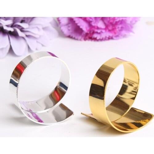 6pcs Simple and stylish modern hotel napkin buckle napkin ring New Chinese style European model room napkin ring cloth ring
