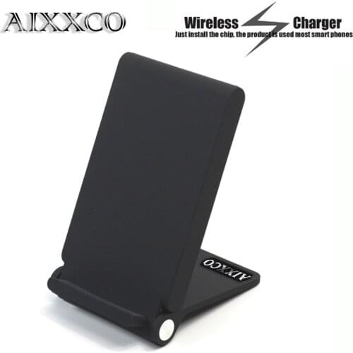 AIXXCO Qi Wireless Charger 3 Coils Folding Charging Stand For Samsung Galaxy S6 edge plus/Note5/S7/S7 edge/S8