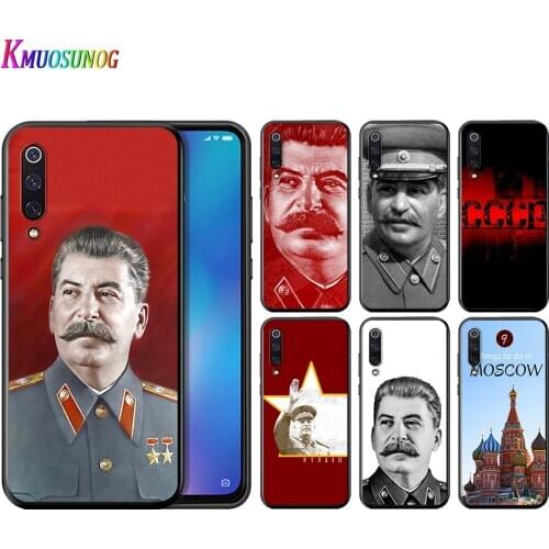 Great Soviet Union For Xiaomi Mi Poco X3 NFC Note 10 Ultra 5G 9 9T SE 8 A3 A2 A1 5X 6X Play F1 Lite Black Phone Case