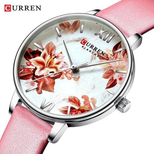New CURREN Women Luxury Brand Watch Simple Quartz Lady Waterproof Wristwatch Female Fashion Casual Watches Clock reloj mujer