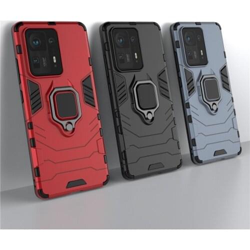 For Xiaomi Mi Mix 4 Case Cover for Xiaomi Mi Mix 4 Protective Cover Armor Shell Bumper Finger Ring Kickstand Hard PC Phone Case