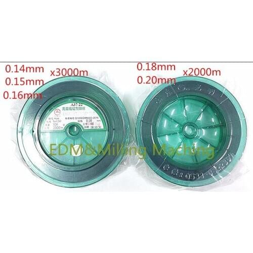 EDM Wire-Cut Parts Wire Cutting Molybdenum Wire 0.4mm-0.6mmx3000m 0.18-0.20mmx2000m For CNC Wire EDM Service