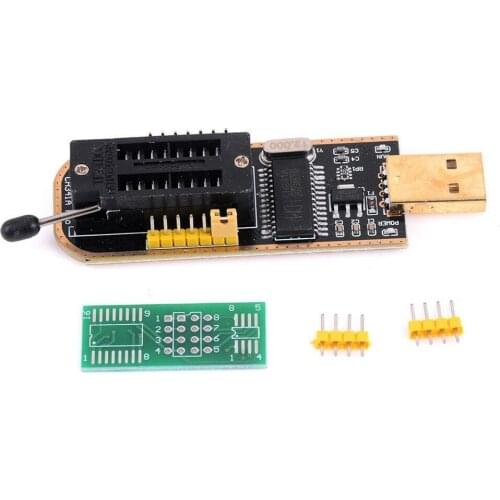 EEPROM BIOS USB Programmer CH341A + SOIC8 Clip + 1.8V SOIC8 Adapter + Adapter J9U2
