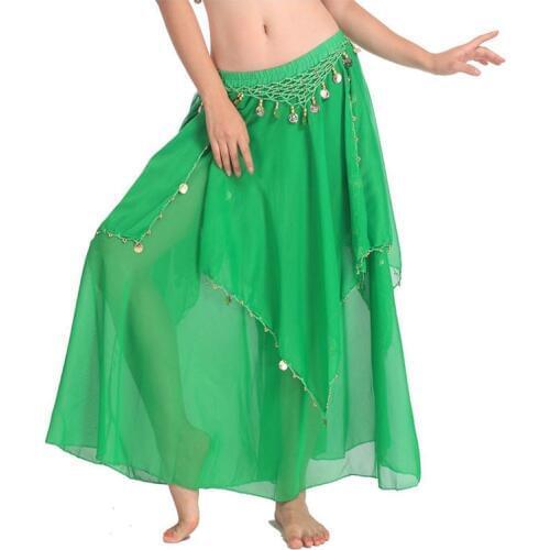 Professional Women Oriental Belly Dance Costume Chiffon Belly Dance Skirt on Sale