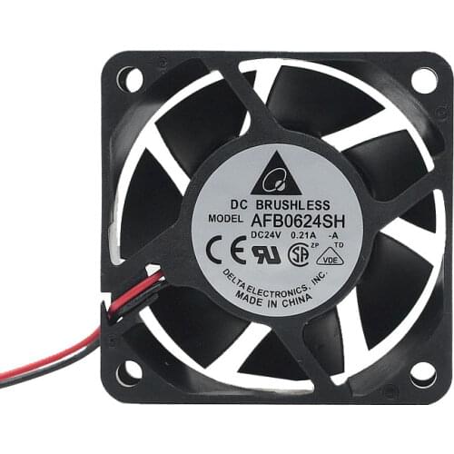 AFB0624SH 6025 24V 0.21A 6CM 2-wire inverter large air volume cooling fan