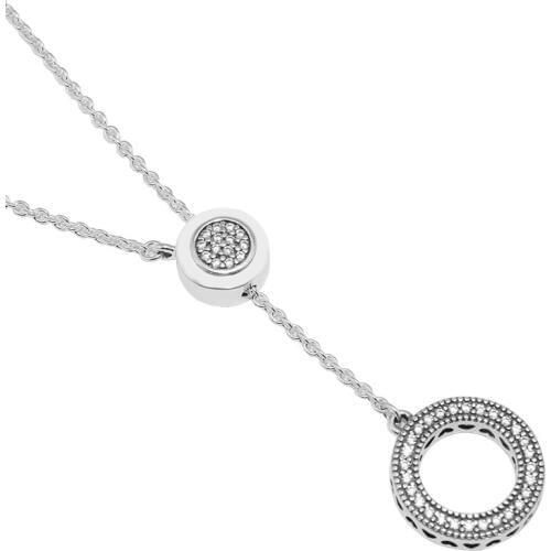 Silver Chains For Woman Signature Necklace Clear CZ With Little dangle necklace for jewelry making silver 925 jewelry