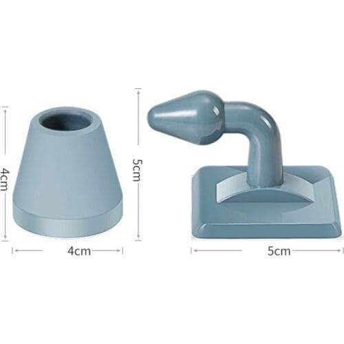 Silicone Stops Door Handle Silencer Wall Protectors Door Stopper For Anti-Collision Silicone Doorknob Cushion Door Stopper