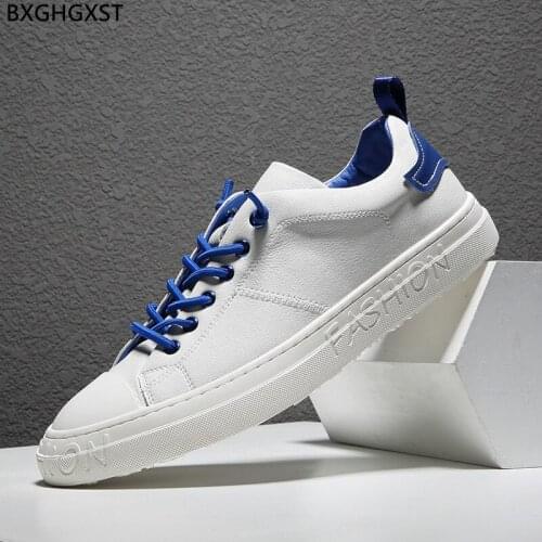Skateboard Mens Shoes Casual Men Sneakers Fashion Sport Shoes for Man 2021 White Leather Casual Shoes Men Chaussure Homme Sapato